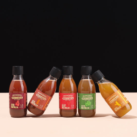 1 vinagre de manzana + 1 kit de mini vinagres