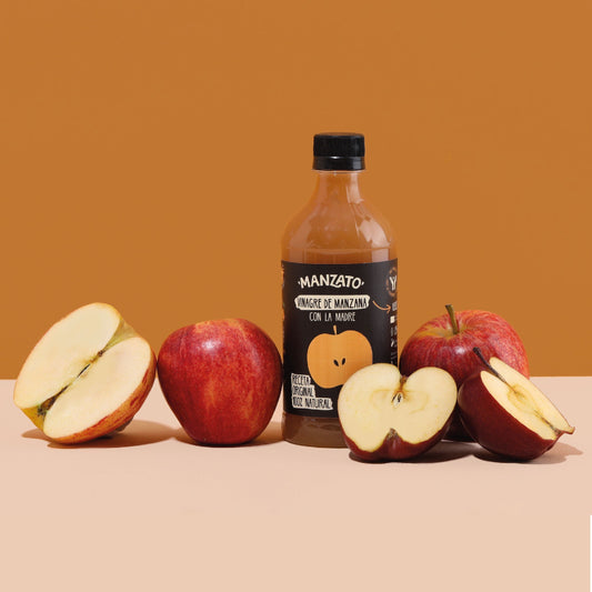 2 vinagres de manzana + 1 mini vinagre