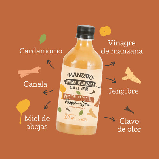 Vinagre de Manzana con Pumpkin Spice 250ml