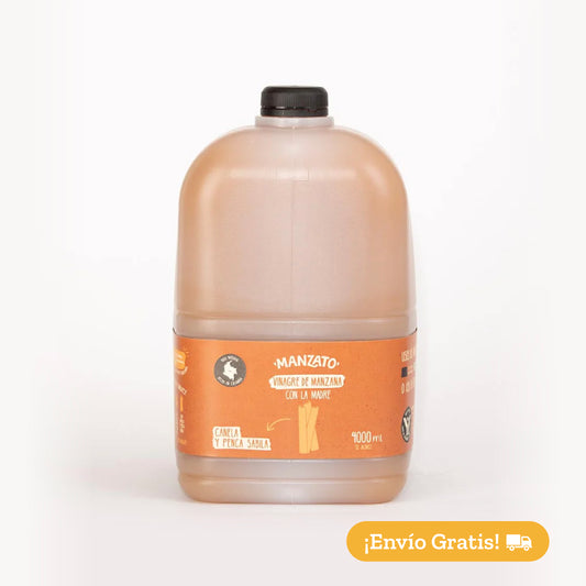 Vinagre de Manzana con canela y penca sábila 4lt