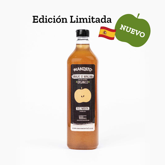 NUEVO SABOR Vinagre de manzana con la madre orgánico 1 lt