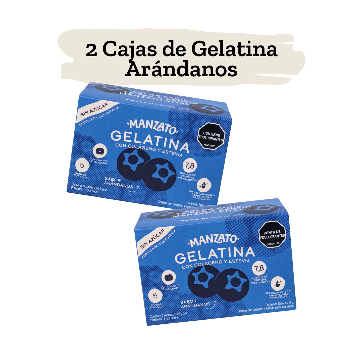 Combo 2 Gelatinas de Arándanos