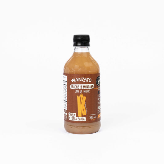 Vinagre de Manzana con canela y penca sábila 500ml