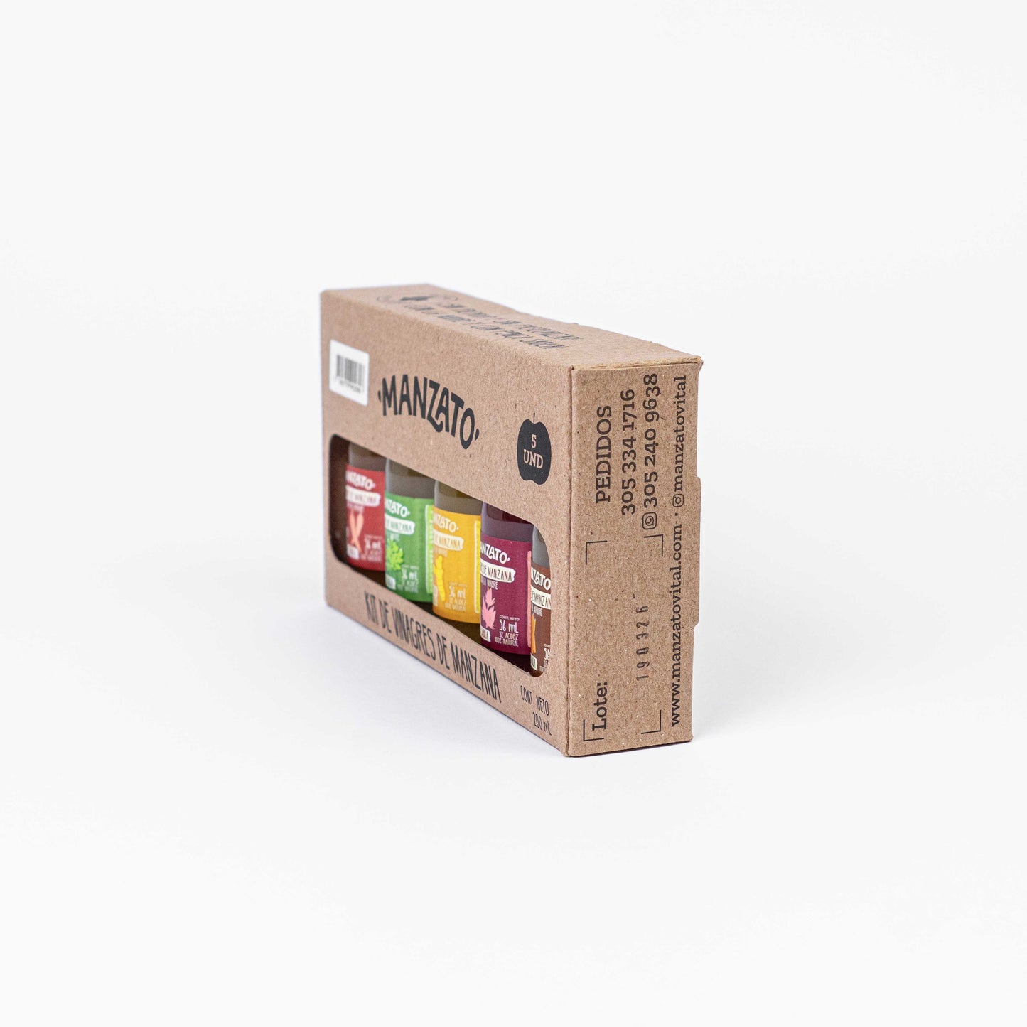 Kit de mini vinagres de manzana
