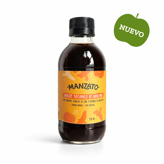 Vinagre balsámico de manzana 250ml (Vidrio)