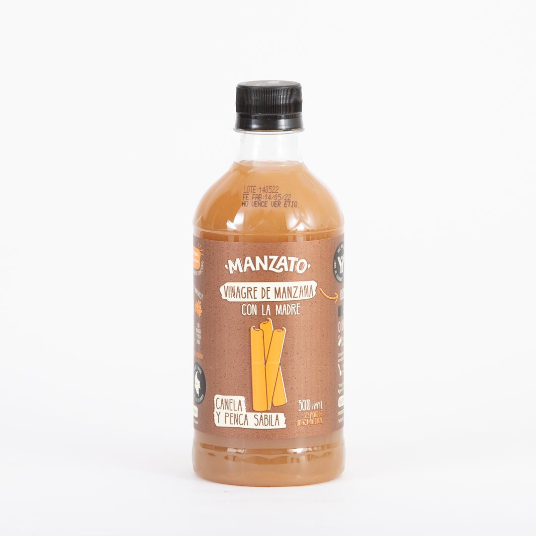 Vinagre de Manzana con canela y penca sábila 500ml